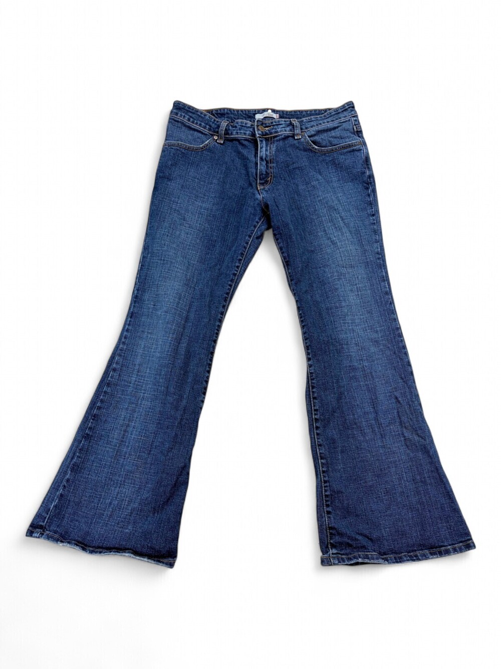 Levi's 537 Low Flare Jeans Plus Size 14 Dark Wash
